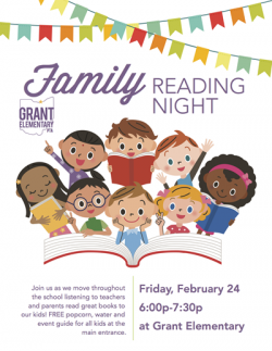 FAMILY READING NIGHT - Grant Elementary School