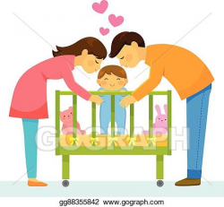 Vector Art - Loving parents. Clipart Drawing gg88355842 ...