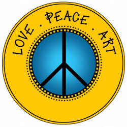 Love and Peace in COLOR Free Clip Art at My Clipart Cafe - FREE ...