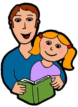 Family Reading Together Clipart | Free download best Family ...