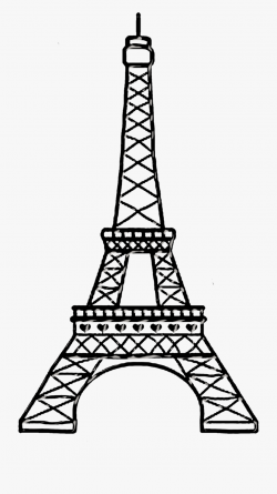 Bello Clipart Chic Paris - Drawing Paris Eiffel Tower ...
