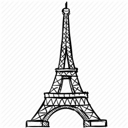 Eiffel Tower Drawing clipart - Drawing, Line, Font ...