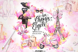 Paris Fashion Clipart ~ Illustrations ~ Creative Market