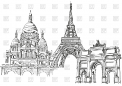 Paris Clipart line 10 - 1200 X 848 Free Clip Art stock ...