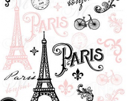 Paris clipart | Etsy