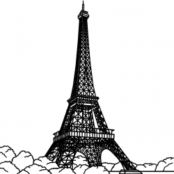 Eiffel tower paris clip art - Clip Art Library