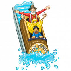 Log flume Cartoon Amusement park Clip art - drop water 1024*1024 ...