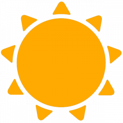 simple weather icons sunny | SVG(VECTOR):Public Domain | ICON PARK ...