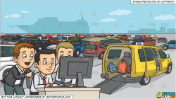 clipart #cartoon A Group Of Excited Workers At The Office ...
