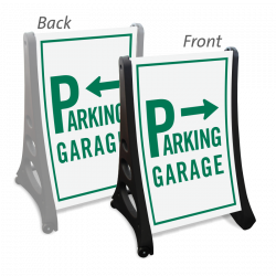 Parking Garage Signs - Garage Directional Signs