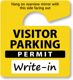 In Stock Parking Permits | Free Shipping from MyParkingPermit.com