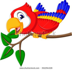 cute parrot cartoon | Parrots | Parrot cartoon, Parrot ...