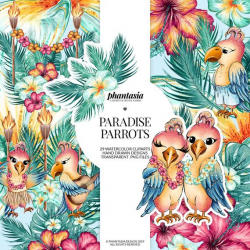 Cute Parrots Watercolor Cliparts, Summer Clipart, Summer Planner, Parrot  Cliparts, Cute Animals, Tropical Animals, Exotic Animals