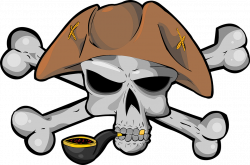 Free photo Bone Pirate Hat Tube Tobacco Jolly Roger Skull - Max Pixel