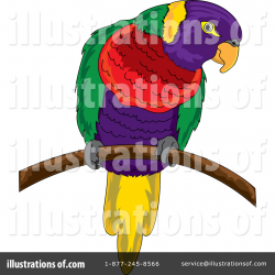 Parrot Clipart #1074591 - Illustration by Pams Clipart