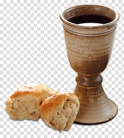 Brown ceramic cup beside bread, Wine Passover World Mission ...