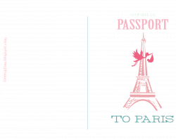 I Do On A Dime: Free Paris Baby Shower Passport Invites and Boarding ...