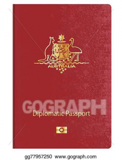 Vector Illustration - Australian diplomatic passport. EPS ...