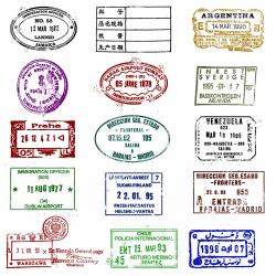 Images For - Passport Stamps Clipart - ClipArt Best ...