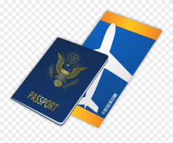 Passport And Plane Ticket - Passport Png Clipart (#73644 ...