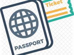 Luggage Clipart Passport Ticket - Png Download - Full Size ...
