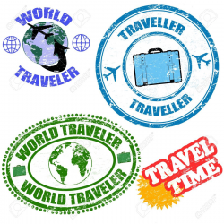 Stock Vector | Travel Passport Stamps | Travel stamp, Travel ...