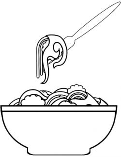 Spaghetti coloring page | Free Printable Coloring Pages