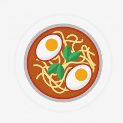 Delicious Egg Noodles Gourmet Illustration, Food, Egg ...