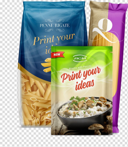 Vegetarian cuisine Pasta Plastic bag Packaging and labeling ...