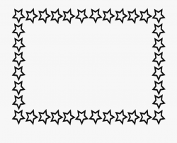 Thank You Black And White Thank You Clipart Border - Star ...