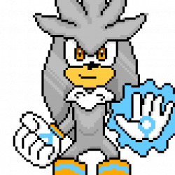 Silver pixel art! | Sonic the Hedgehog! Amino