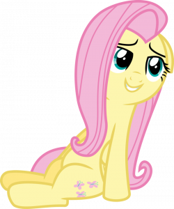 Fluttershy on the bed vector | My Little Pony: Friendship is Magic ...