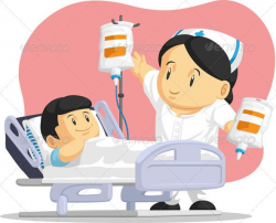 Nurse Helping Child Patient | enfermagem | Nurse cartoon ...