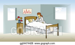 Stock Illustration - Hospital nurse. Clipart Drawing ...