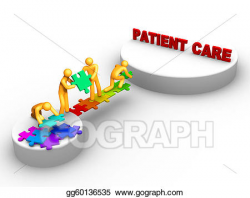 Stock Illustration - Team work for patient care. Clip Art ...
