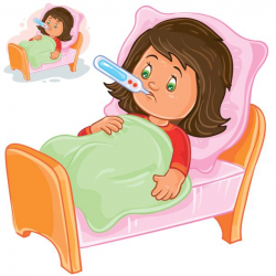 Royalty Free Woman Sick In Bed Clip Art #74344 - PNG Images ...