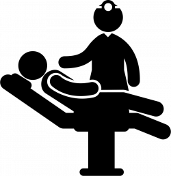 Medical Doctor And A Patient On A Stretcher Bed Svg Png Icon Free ...