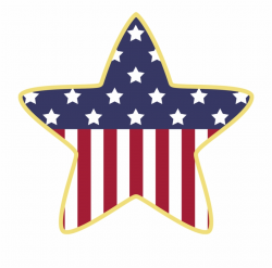 American Flag Star Png - Patriotic Clipart {#67176} - Pngtube