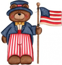 PATRIOTIC TEDDY BEAR CLIP ART - Clip Art Library