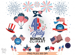 4th of july clipart, american flag, patriotic clipart, fourth of july  clipart, PNG files, Commercial & Personal Use.