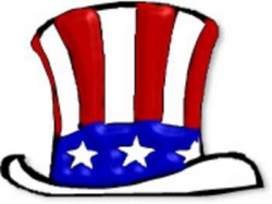 Free patriotic clipart picture of red white and blue uncle ...