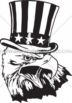 Uncle Sam Eagle | Production Ready Artwork for T-Shirt Printing