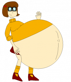GIF] Velma pats her big belly by Angry-Signs on DeviantArt
