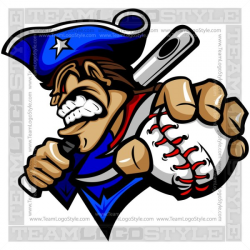 Patriot Baseball Logo - Vector Clipart Patriots