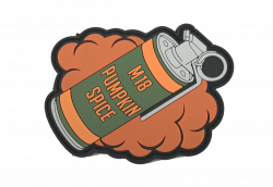 Pumpkin Spice M18 Smoke Grenade - Patch – Patriot Patch Company LLC