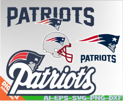 New England Patriots Svg, Patriots Clipart, NFL svg, Football Svg Files,  T-shirt design, Cut files, Print Files, Vector Cut File logo