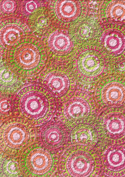 clipartist.net » Clip Art » wrapping paper pink lime circle pattern ...