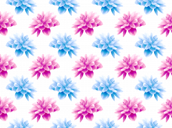 Clipart - Flower pattern 5 (fuller colours)