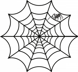 Clipart - Spider and Web