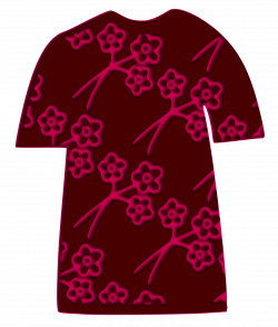 Clipart - Tshirt-plum-pattern 02